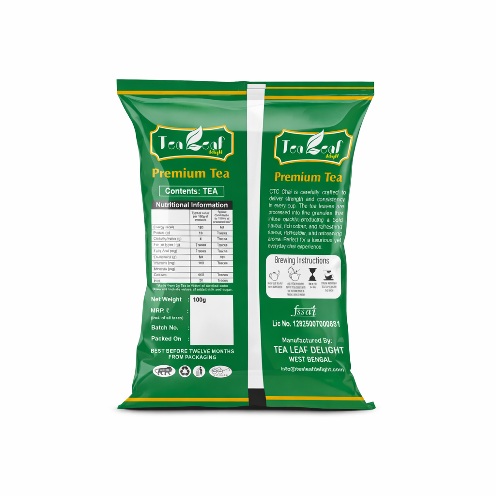 Tea Leaf Delight Family Saver Pack Premium CTC Tea (5 x 100g) - Image 2