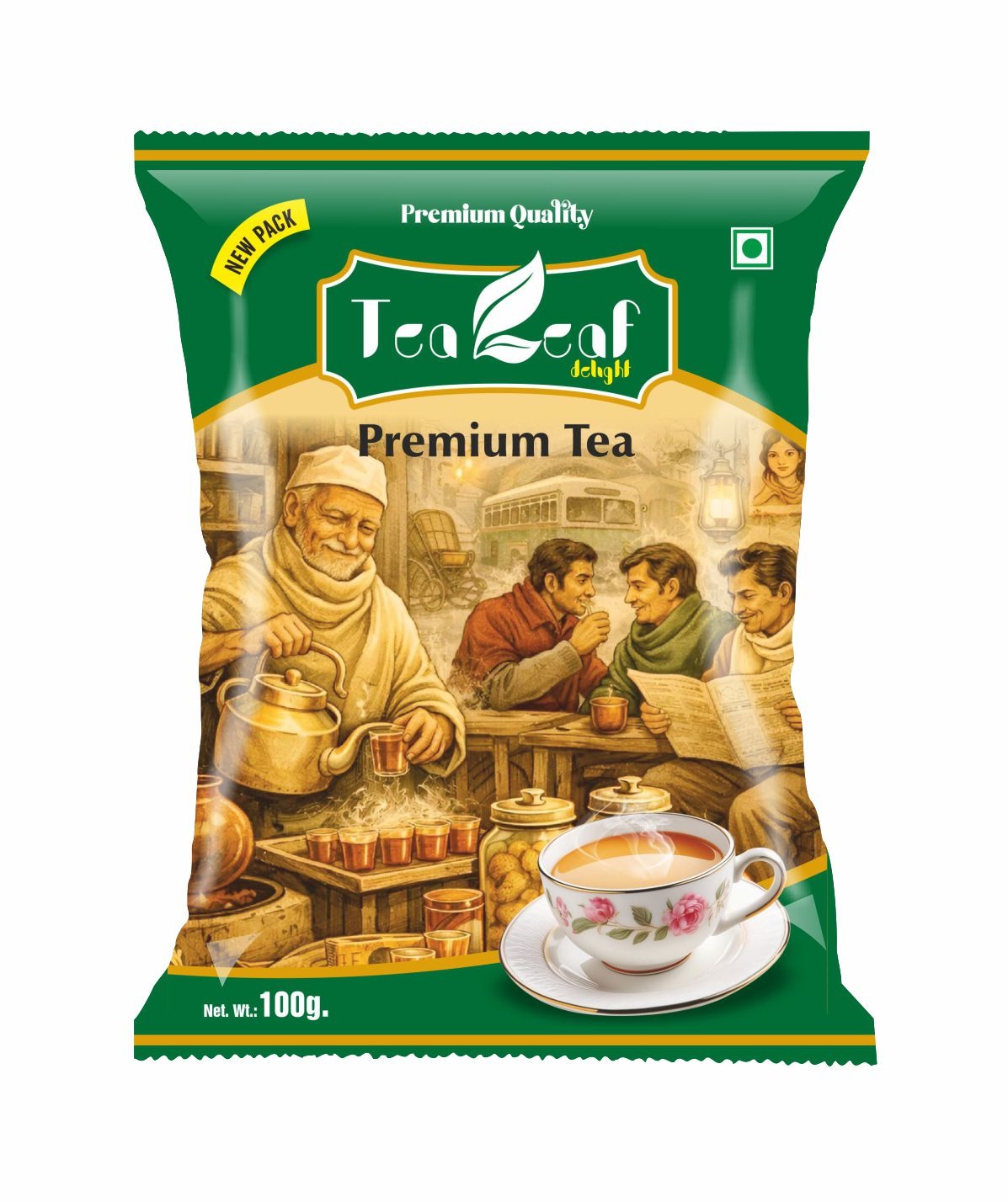Tea Leaf Delight Family Saver Pack Premium CTC Tea (5 x 100g)